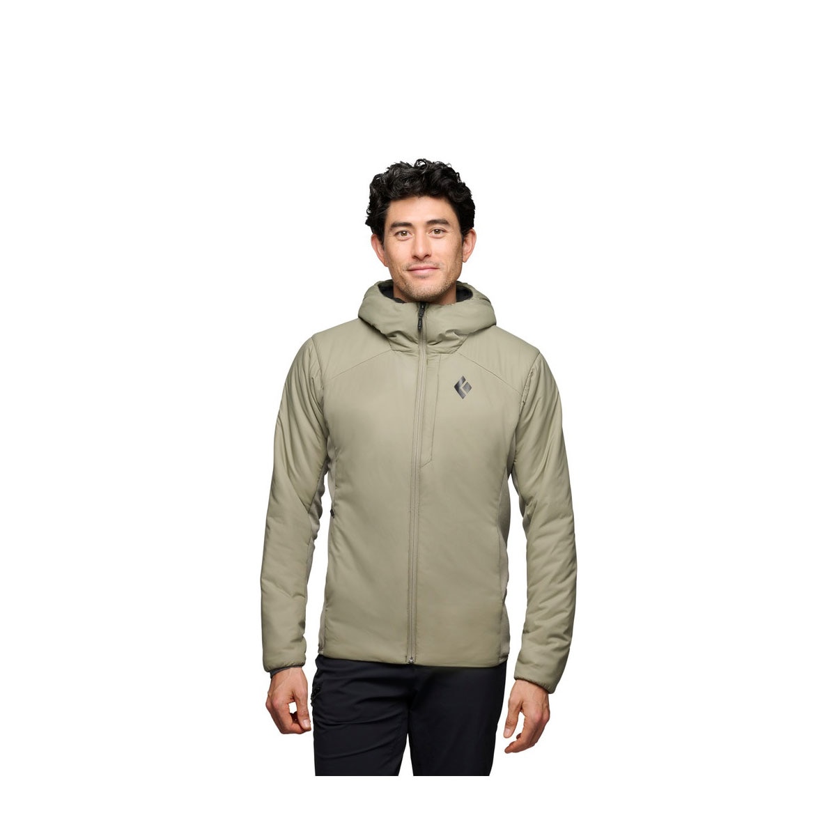 Black Diamond First Light Hybrid Hoody Men's in Pine Smoke